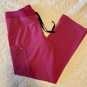 Figs electric orchid kade cargo scrub pants